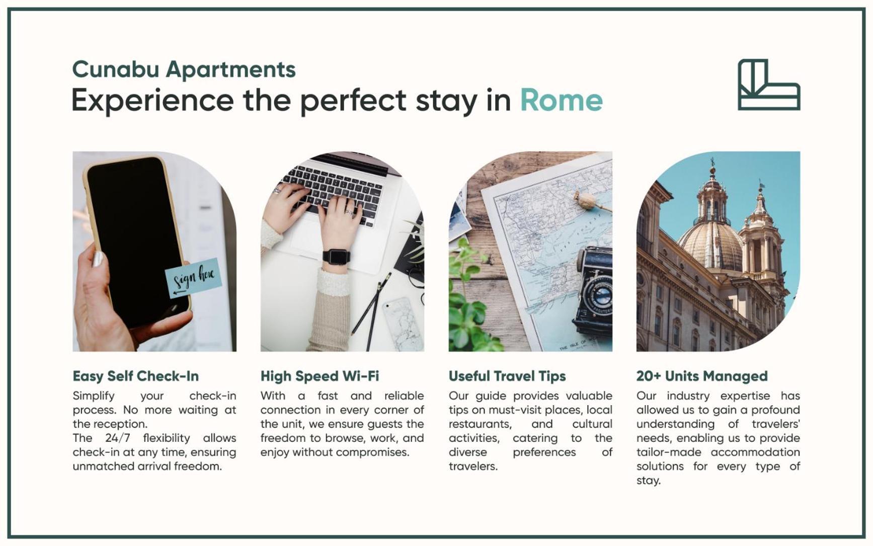Cunabu Apartments Giolitti Rome Buitenkant foto